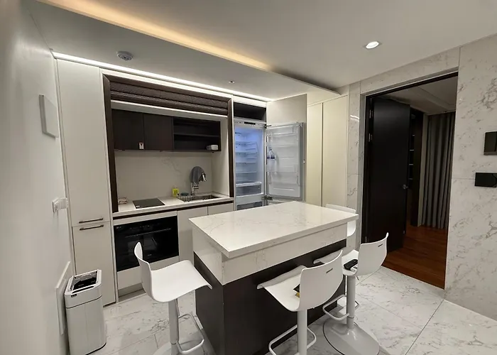 강남 서초 7 2룸 퀸베드 2 패밀리 스위트 풀옵션 Km House Apartamento *