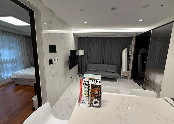 Apartamento 강남 서초 7 2룸 퀸베드 2 패밀리 스위트 풀옵션 Km House Seul