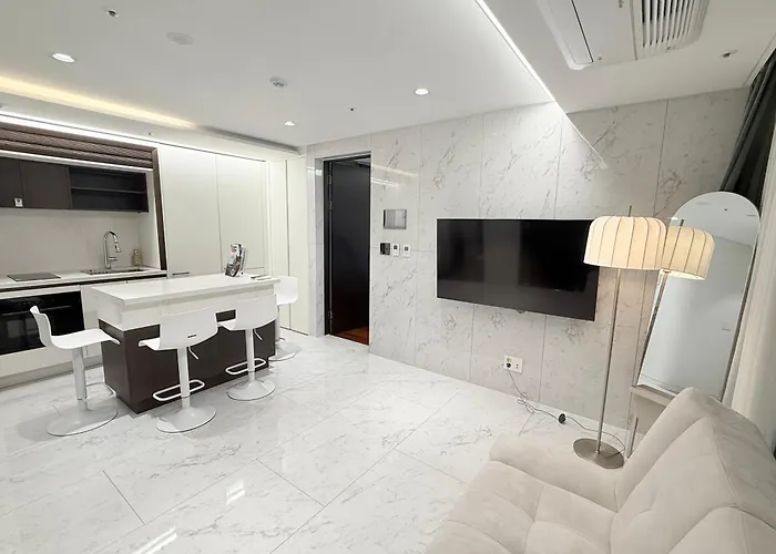 Apartamento 강남 서초 7 2룸 퀸베드 2 패밀리 스위트 풀옵션 Km House