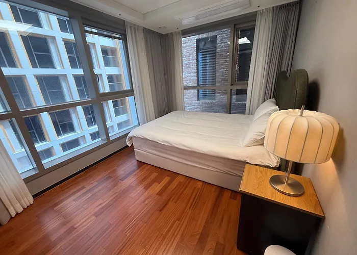 강남 서초 7 2룸 퀸베드 2 패밀리 스위트 풀옵션 Km House Apartamento *