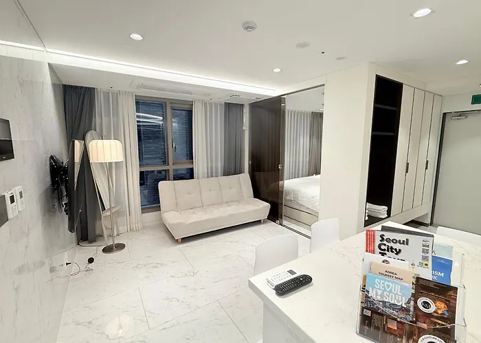강남 서초 7 2룸 퀸베드 2 패밀리 스위트 풀옵션 Km House Apartamento