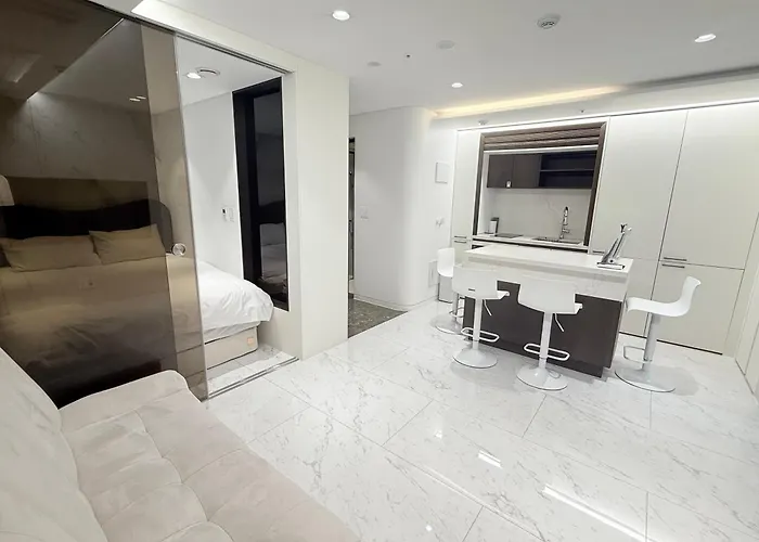 Apartamento 강남 서초 7 2룸 퀸베드 2 패밀리 스위트 풀옵션 Km House